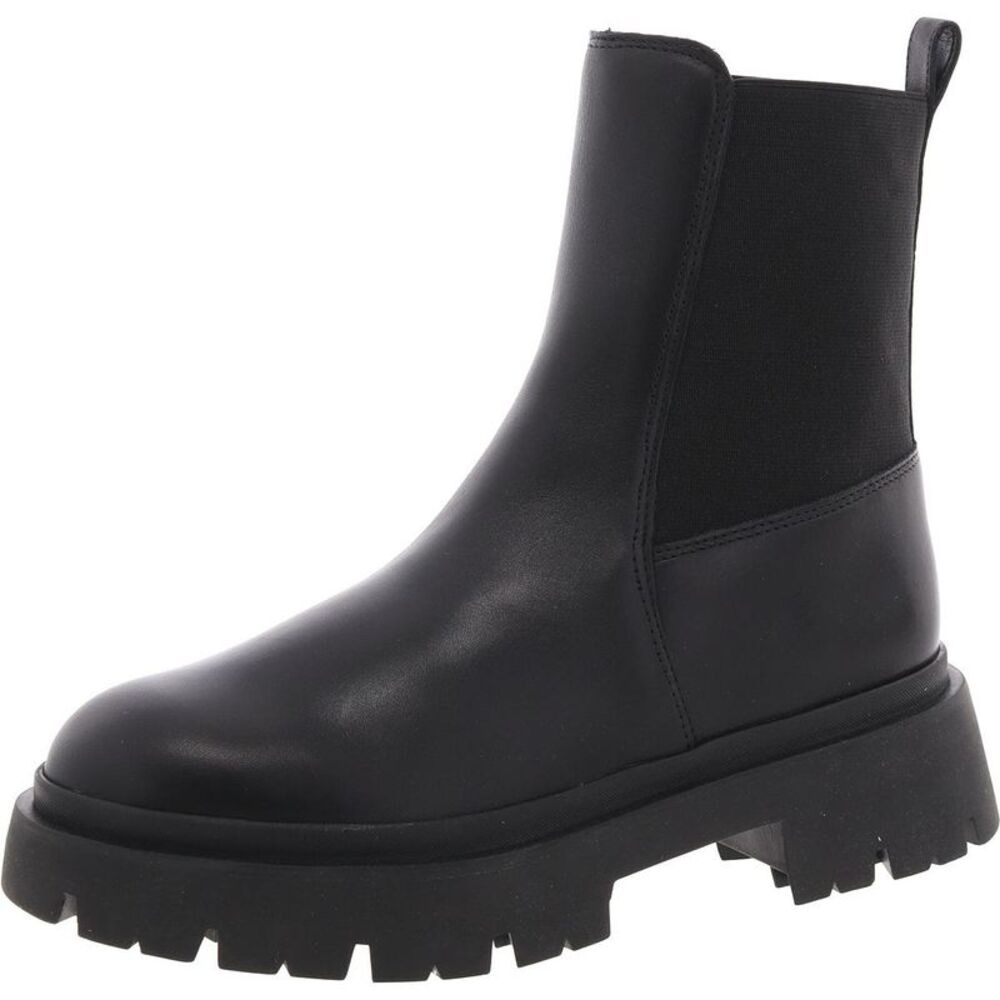 SCHUTZ Black Chunky Ankle Boots